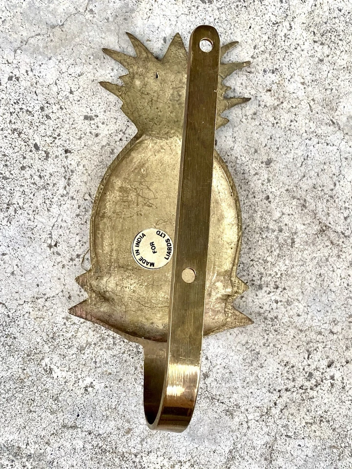 Juego De Colección (6) Liards LTD Latón Piña Cortina Soportes Colonial Foto 4 de 4