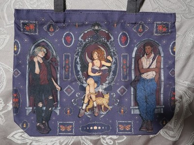 The Glittering Edge Tote Bag Fairyloot August 2025 Box, By Alyssa Villaire
