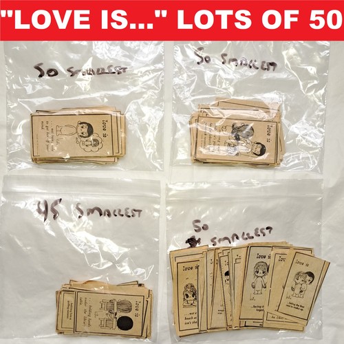 ❤️Lot of 50 Love is... Kim Casali Original Newspaper Clippings Comics Collection