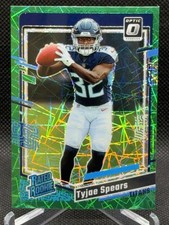 2023 Optic - Rated Rookie Tyjae Spears #297 Green Velocity Prizm Free Shipping!