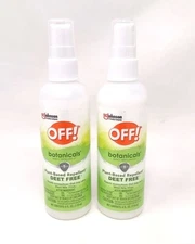 Off! Botanicals Insect Plant Based Repellent Deet Free 4 oz. Pump Spray 2 pack