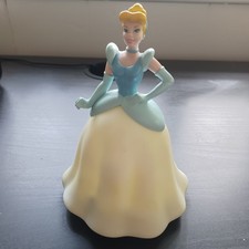 Disney Cinderella Princess Figural Night Light Glow Lamp Freestand 3.5"W x 5.5"H