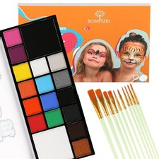 Paint Kit with 18 Painting Colors, 1 set brushes,Non Hypoallergenic Water Bas...
