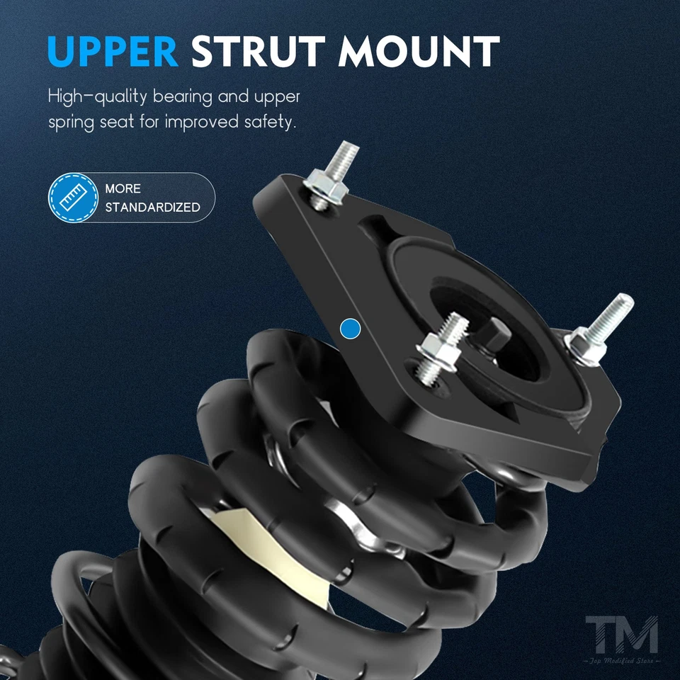 2 Rear Complete Struts Shock For Pontiac Grand Am Chevy Malibu 1998-05 W/ Spring - Изображение 3 из 4