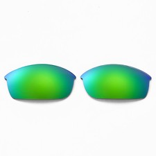 Walleva Emerald Polarized Replacement Lenses For Oakley Flak Jacket Sunglasses