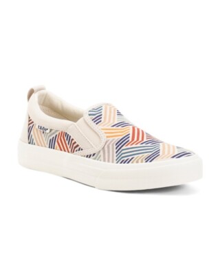 New Taos Rubber Soul Canvas Casual Slip On Sneakers Shoes Size M