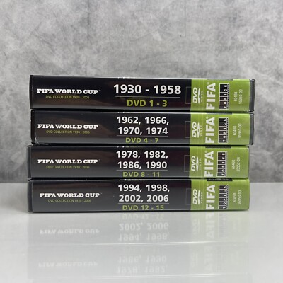 FIFA World Cup DVD Collection 1930 - 2006 (DVD, 2010, 15-Disc Set