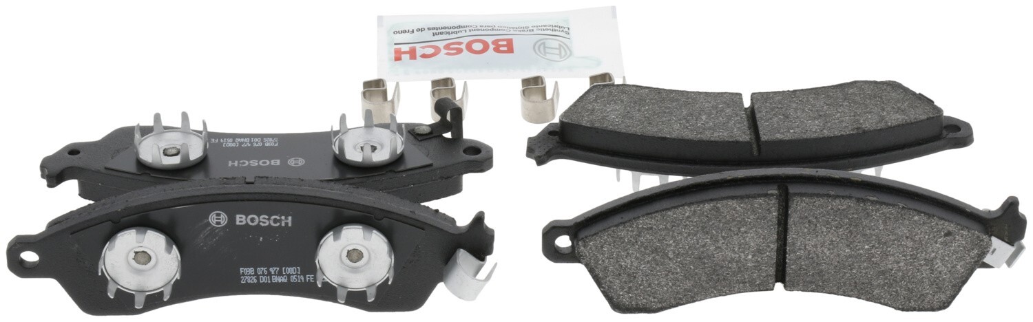 For 1997-1998 Aston Martin DB7 Bosch QuietCast Semi-Metallic Brake Pads Front