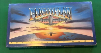 FlightPlan Board Game The Airline Game Flight Plan New World Games Vintage 1985