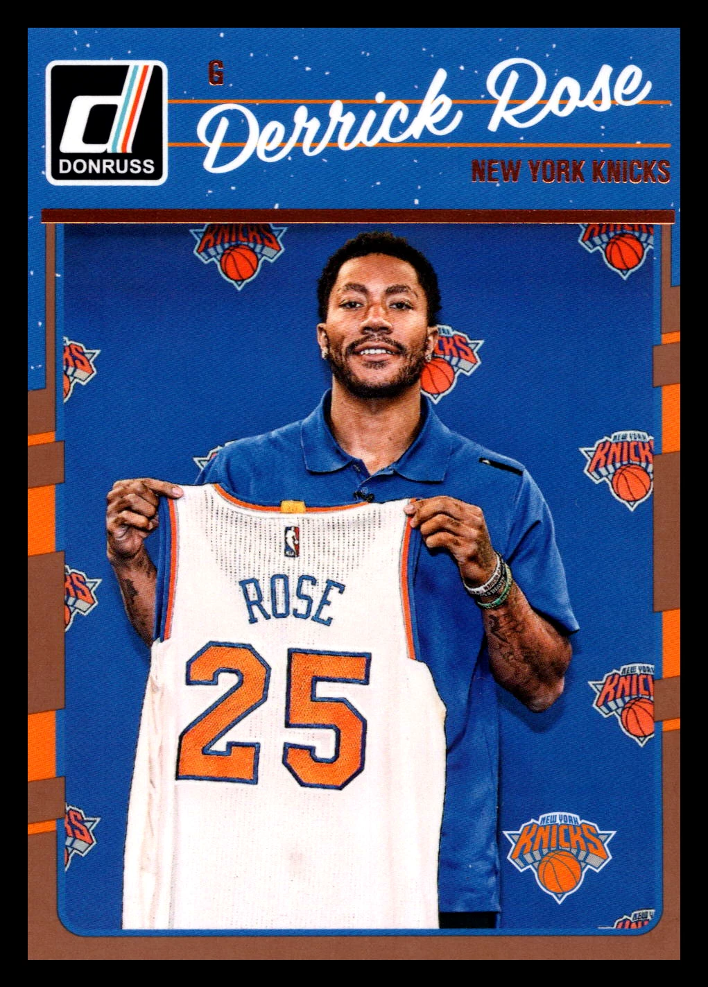 Derrick Rose trading card
