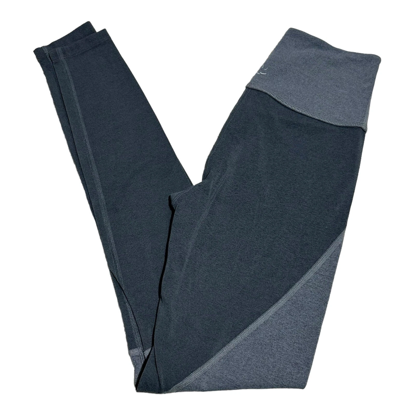 beyond-yoga color block high rise stretch skinny leggings