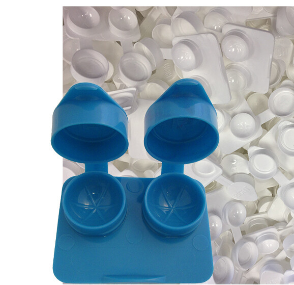 5 Pack Flip Top Contact Lens Cases Assorted Colors storage travel FREE