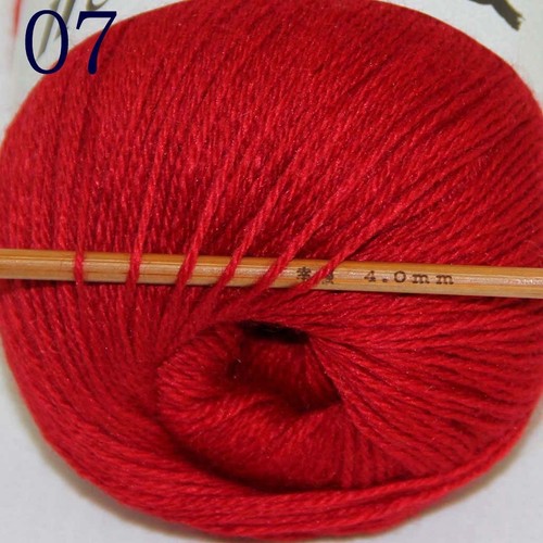 Sale 1X50gr Super Soft Warm Pure Sable Cashmere Shawls Hand Knit Crochet Yarn - Picture 11 of 39