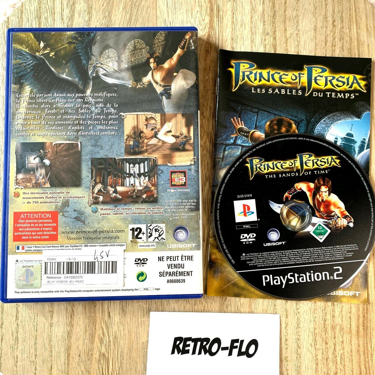 Prince of Persia The Sables Of Time sony PS2 PLAYSTATION 2 Slim