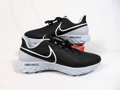 Nike React Infinity Pro Black & Platinum Golf Shoes Sz 8.5 NEW CT6620 004