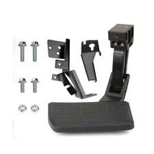 MITZONE Bed Step Retractable Bumper Step Compatible with Ford F-250 F-350 Sup...