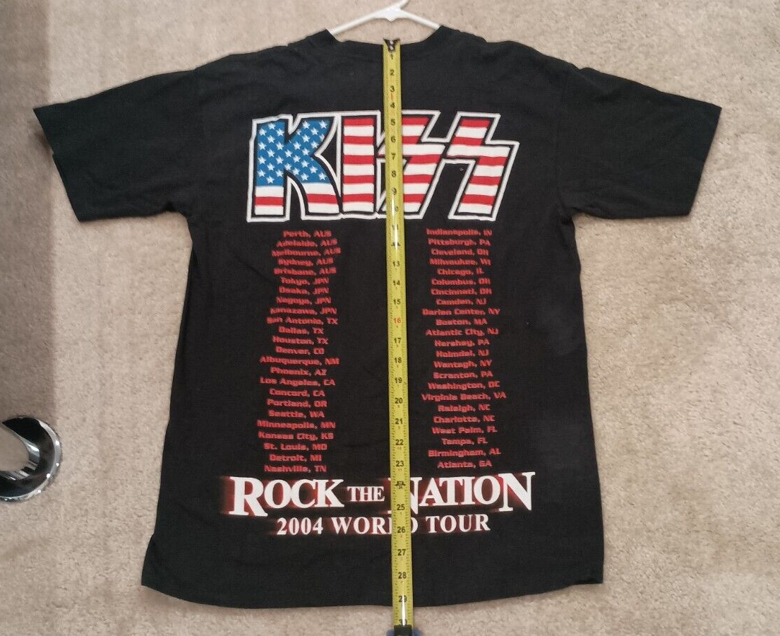 KISS　ROCK THE NATION 2004 WORLDTOUR Tシャツ Virginia Beach 2004 T-Shirt - KISS Official Store