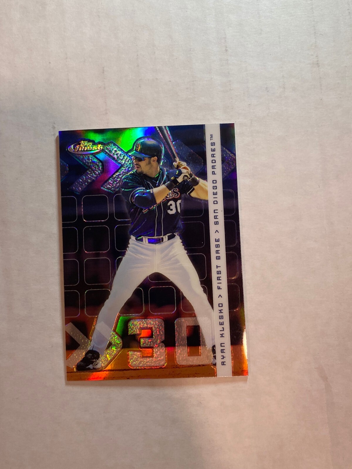 2002 Topps Finest Ryan Klesko #59 Refractor /499