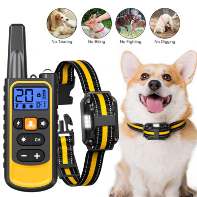 800M Electric Pet Dog Training E-Collar Anti-Bark Obedience