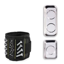 Magnetic Tray Set, 2PC Magnetic Tool Trays (3.6" x 2.4" / 5.9" x 2.5" Square)...