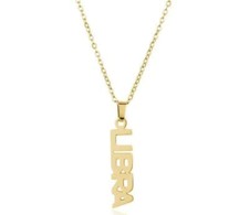 Horoscope, Necklace 18k Gold Plated Libra what's your sign