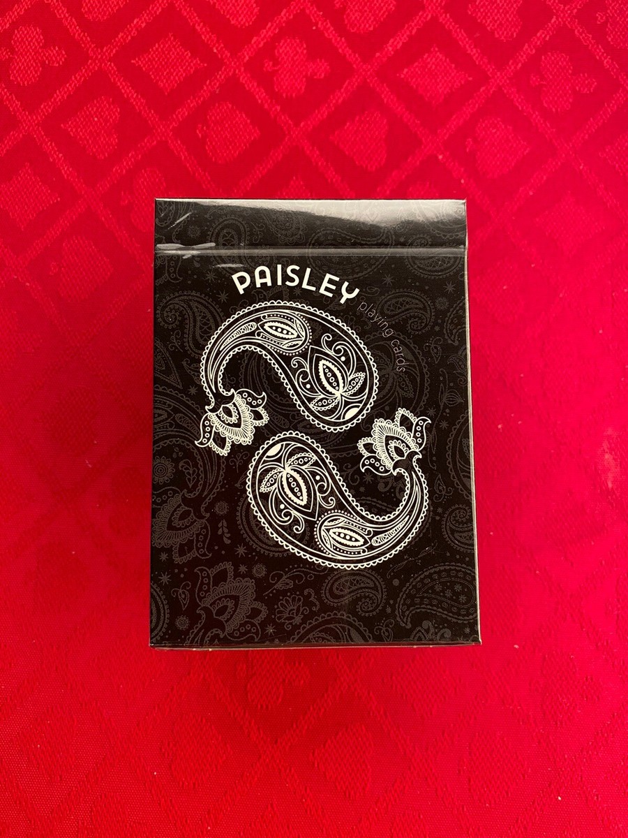 Paisley - Black Editions Playing Cards - Dutch Card House Company