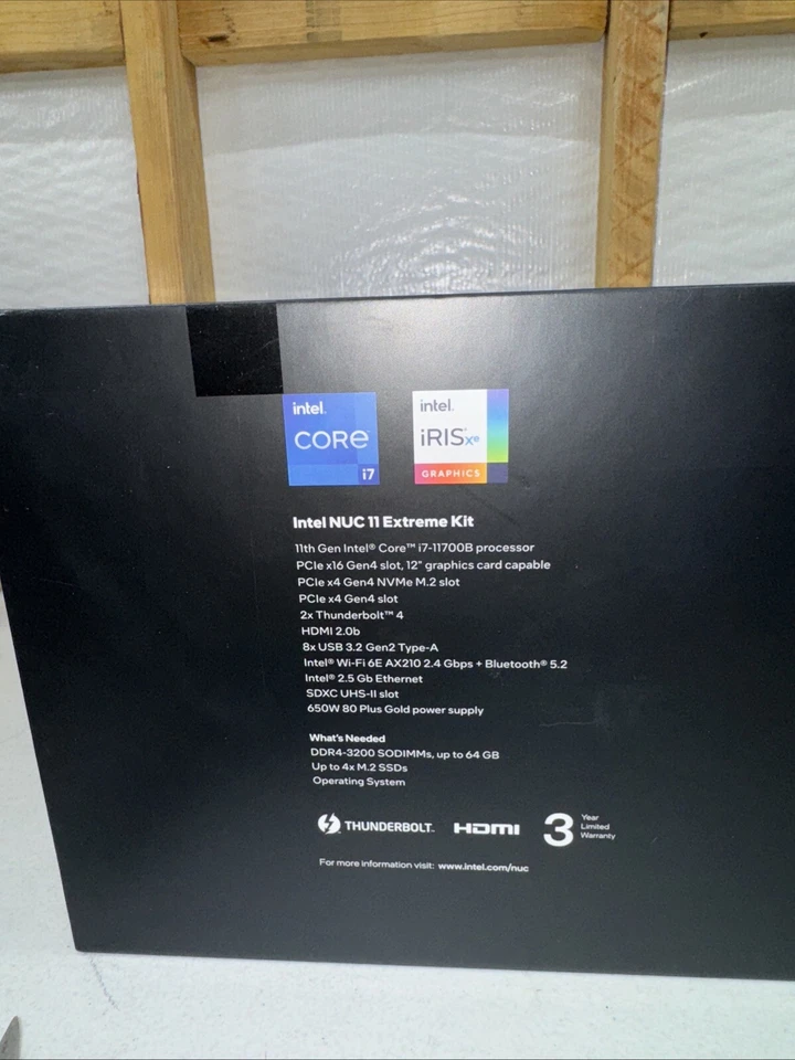 Intel RNUC11BTMI70000 11th Gen Core i7-11700B 3.2GHz Mini PC Extreme Kit - Image 2 of 4