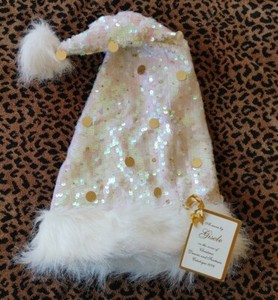 Vintage Victoria Secret Santa Baby Rhinestone Bling Caby Hat Victorias secret santa hat - Gem main image 4