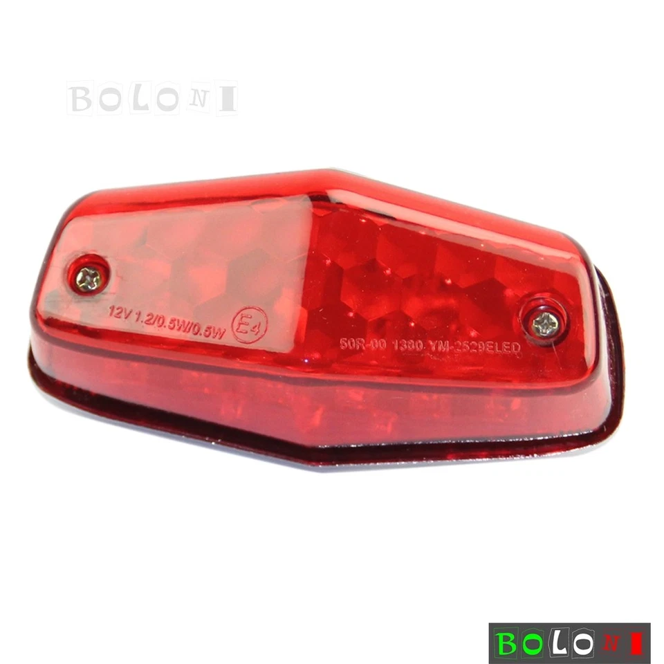 Motorcycle 12V LED Small Lucas Style Tail Light Universal For BSA A10 1953-1963 — 第 3/4 张图片