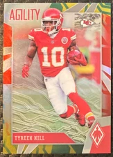 2018 Panini Phoenix Agility Color Brust Tyreek Hill #2 Chiefs SSP!