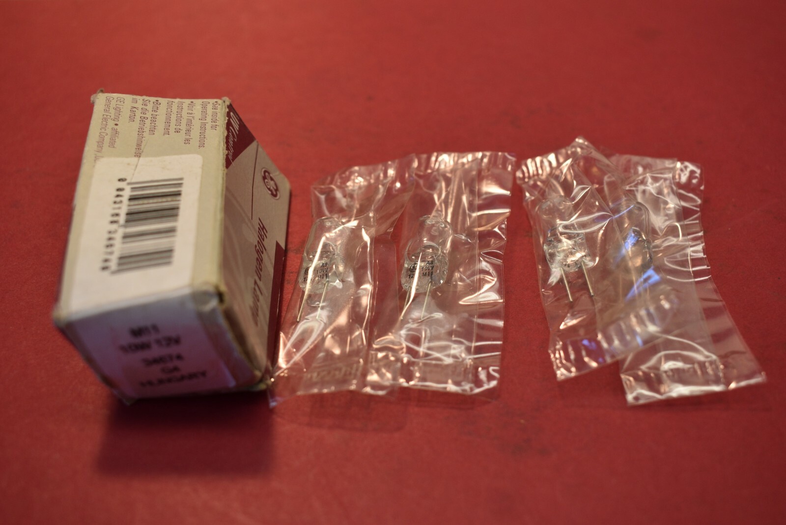 GE 34674 Halogen Bulb T-3 G4 2-pin 140 Lumens 10w 12v for sale 