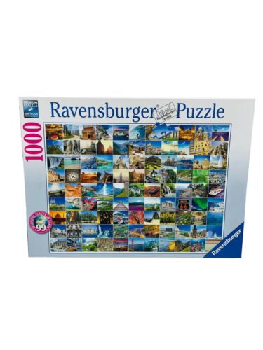 Ravensburger Premium 1000 Piece Jigsaw Puzzle 99 Beautiful Places on Earth