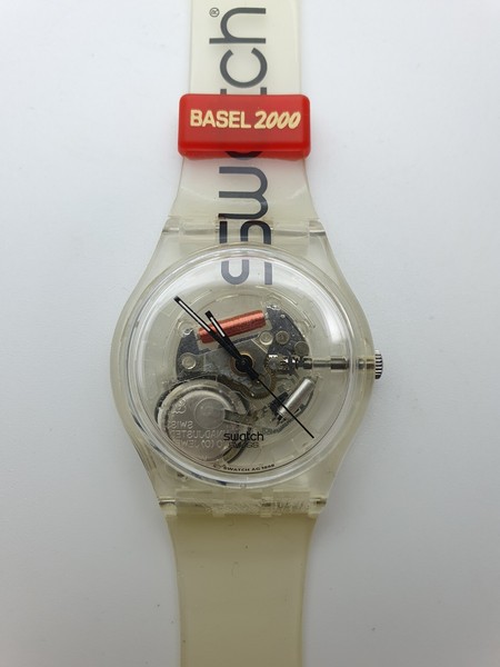 Seltene Swatch GK301 C "Basel 2000" Variante - funktioniert