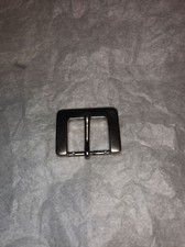 20 1  Rectangular Silver Heel Bar Buckles