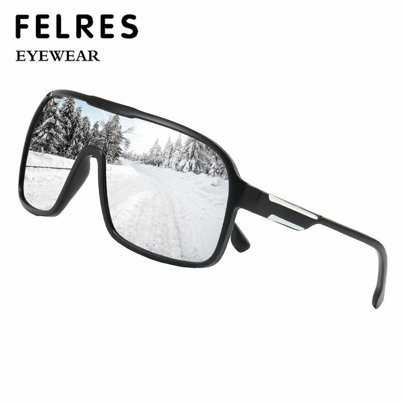 Siameses Lens Polarized Sunglasses Men Women Outdoor Driving Shade Glasses UV400