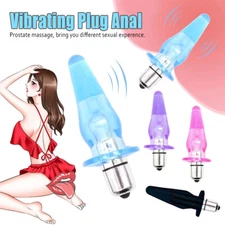 Vibrating Butt Plug Anal Sex Toys For Women Men Couple Bead Adult Toys Massager