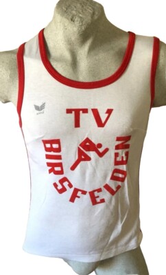 ERIMA ATHLETIC TV JERSEY BIRSFELDEN TANK TOP RUNNING JERSEY VINTAGE 