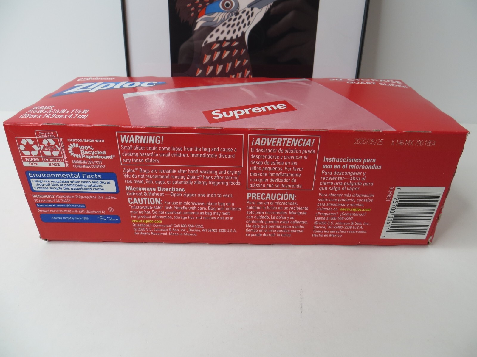 bolsa ziploc supreme