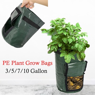 3/10 gallon Potato Tomato Grow Planter PE Container Bag ...