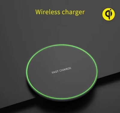New 10W Qi Wireless FAST Charging Pad For Smartphone (CA) *BRAND NEW*