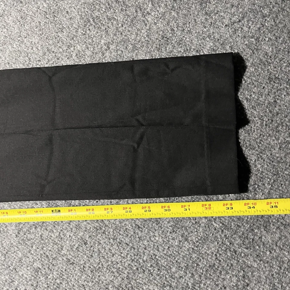 Pantalones de vestir Penguin para hombre 34x34 negros de sarga de lana frente plano cómodos elásticos Foto 4 de 4