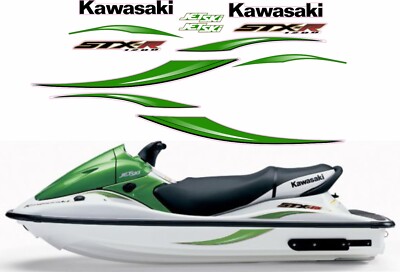 KAWASAKI STX R 1200 2003 Graphics / Decal / Sticker Kit GREEN | eBay