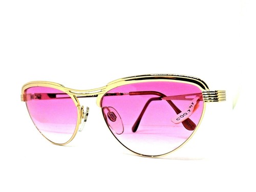 occhiali vintage sole donna metallo lente rosa anni 80 VO 3048 vogue italia oro - Foto 3 di 7