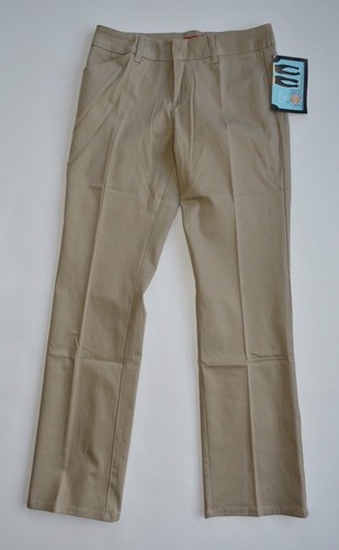 Nuevos Pantalones Universitarios Dickies Caqui Para Mujer Junior Talla 11 Botas High Corte
