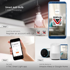 4 x RGB LED Smart App Light Bulb Lighting Dimmable Wifi Google Alexa E27 B22 10w — image 9