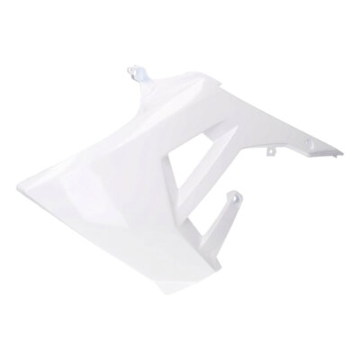 WHITE DERBI SENDA / GILERA SMT LEFT SIDE RADIATOR COVER AFTER 201