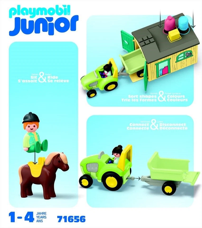 PLAYMOBIL 71656 Junior: Adventures on the farm 29 pcs Toy Building Kit - Image 3 of 4
