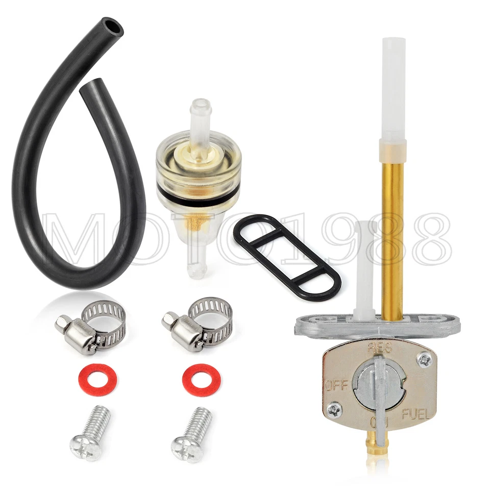 Kit de válvula de combustible Petcock para Yamaha Big Bear 350 87-1999 Kodiak 400 4x4 1993-1999 Foto 4 de 4