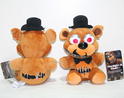 6'' Nightmare FREDDY Fazbear Five Nights At Freddy's Plush Toy Funko Series 2 NWT