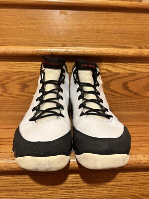 Nike Air Jordan 9 IX Retro Size 10.5 White Black Red 2002